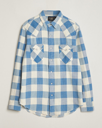  Buffalo Western Shirt Indigo/Cream Check