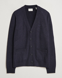  Wool Blend Cardigan Dark Navy Melange