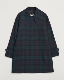  Wool Soho Tartan Coat Blackwatch