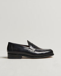  Aldwych Calf Penny Loafer Black