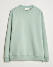  Classic Slogan Sweatshirt Water Green