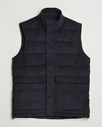  Pocket Corduroy Vest Navy