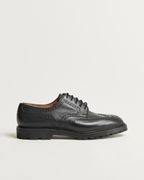 Crockett & Jones Pembroke Milled Grain Vibram Black