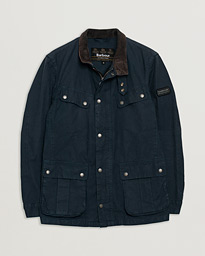 Barbour International Summer Wash Duke Casual Jacket Navy