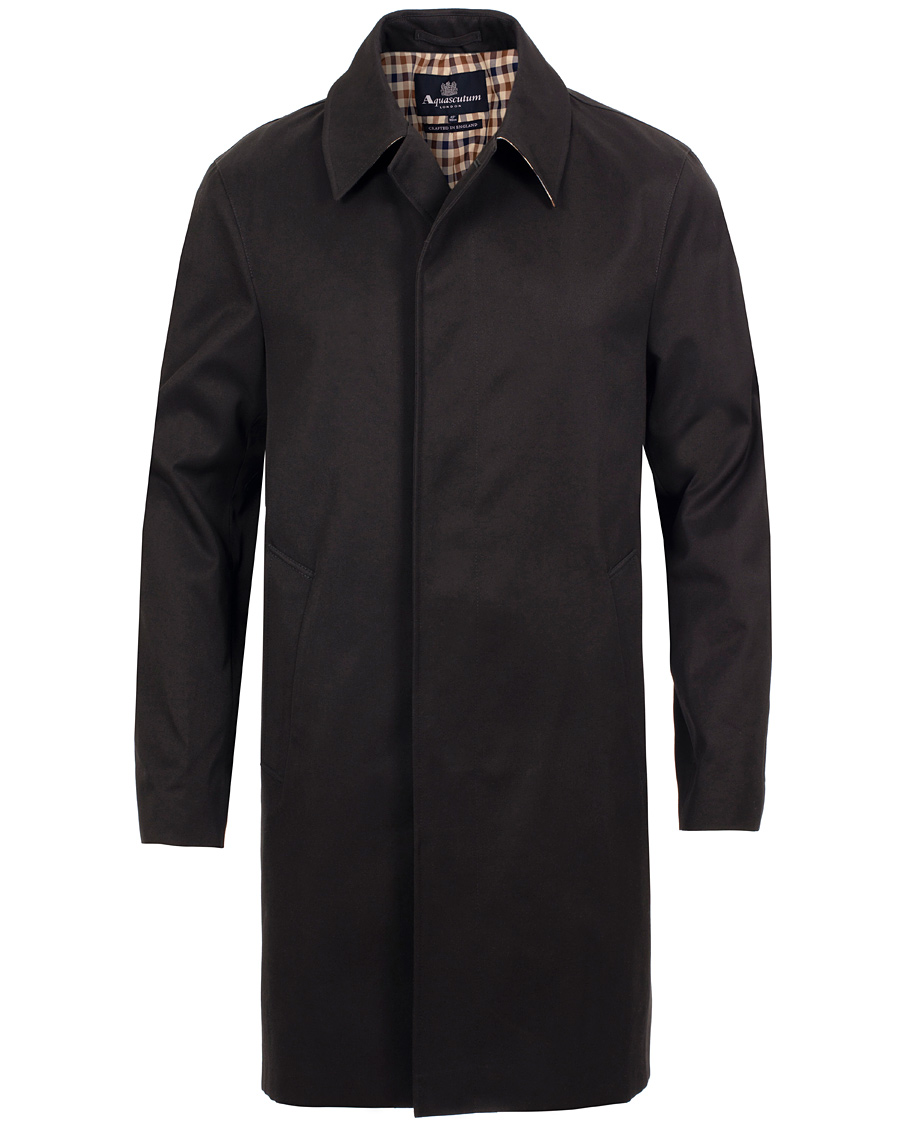 Aquascutum Broadgate Raincoat Black