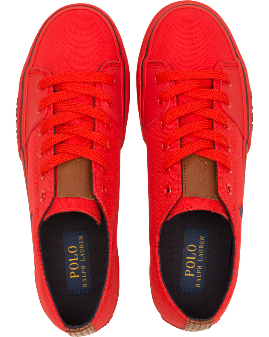 Polo Ralph Lauren Cantor Low Sneaker RL Red