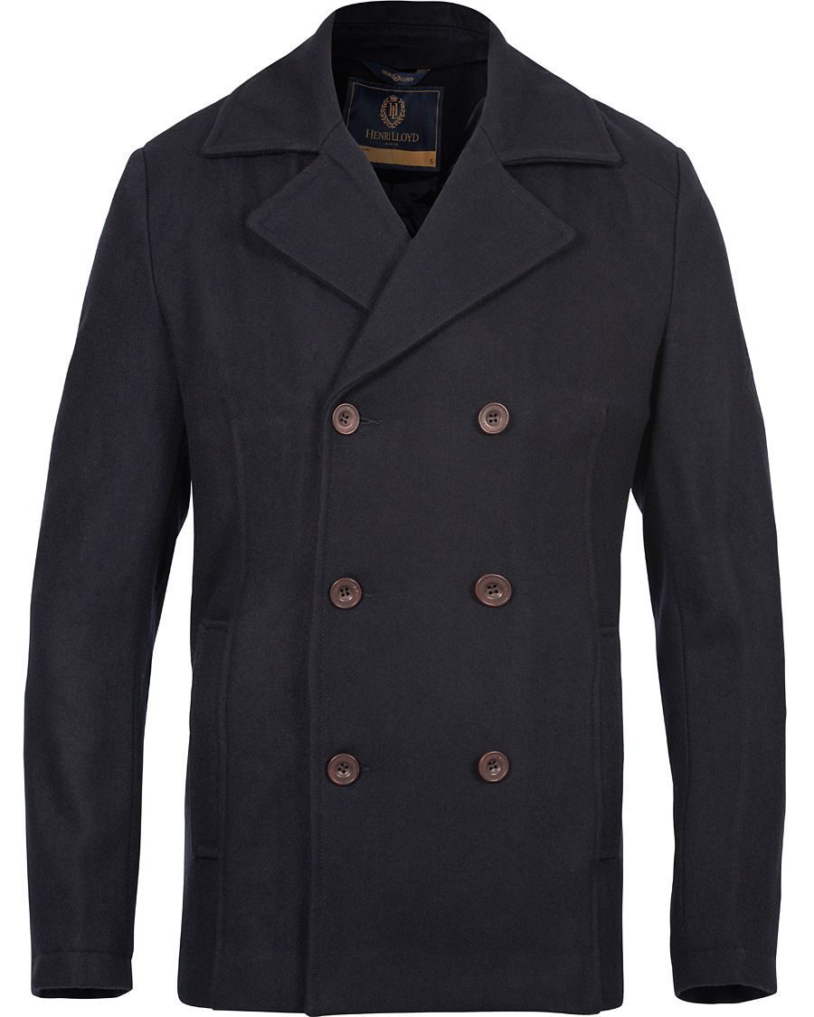 Henri Lloyd Norden Pea Coat Navy hos CareOfCarl.no