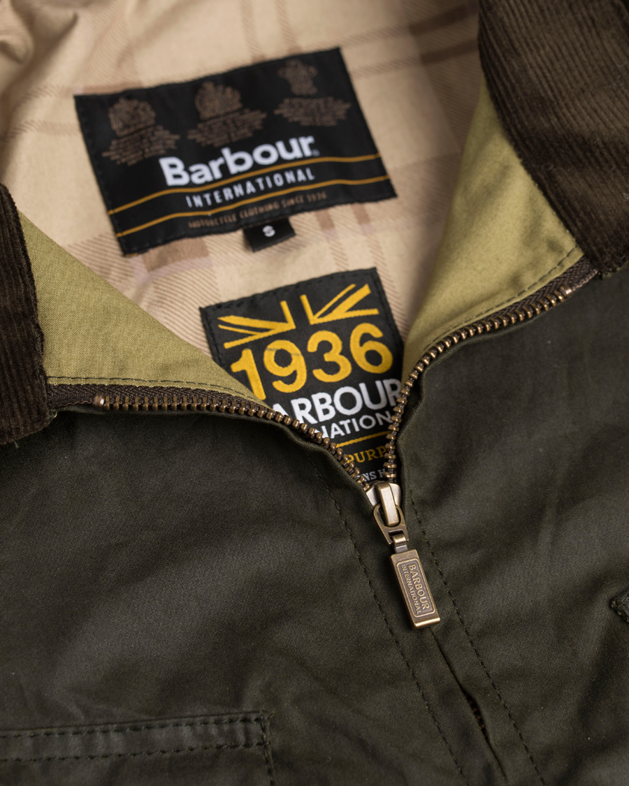 Barbour international rebel cheap waxed jacket