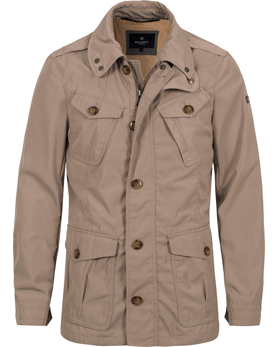 Hackett Fenton Field Jacket Sand hos CareOfCarl.no