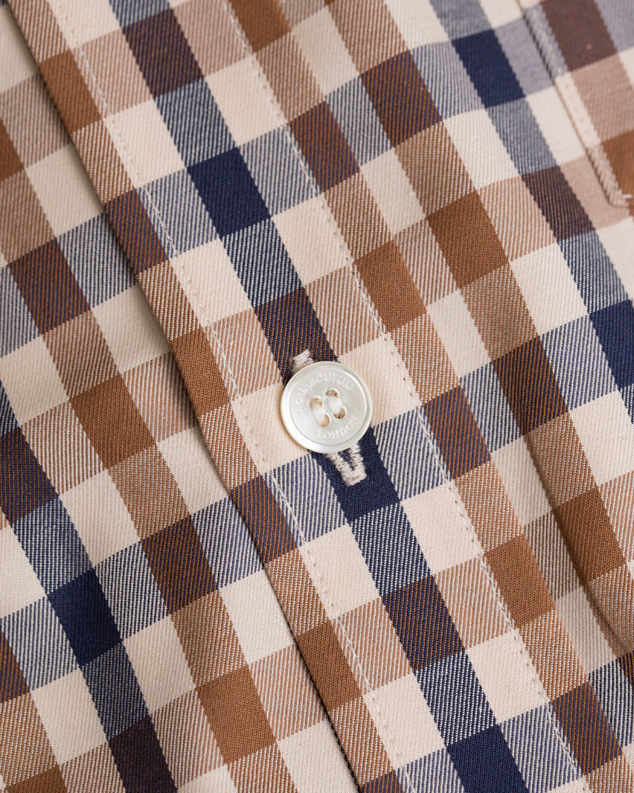 Aquascutum Emsworth Club Check Shirt Vicu a hos CareOfCarl.no