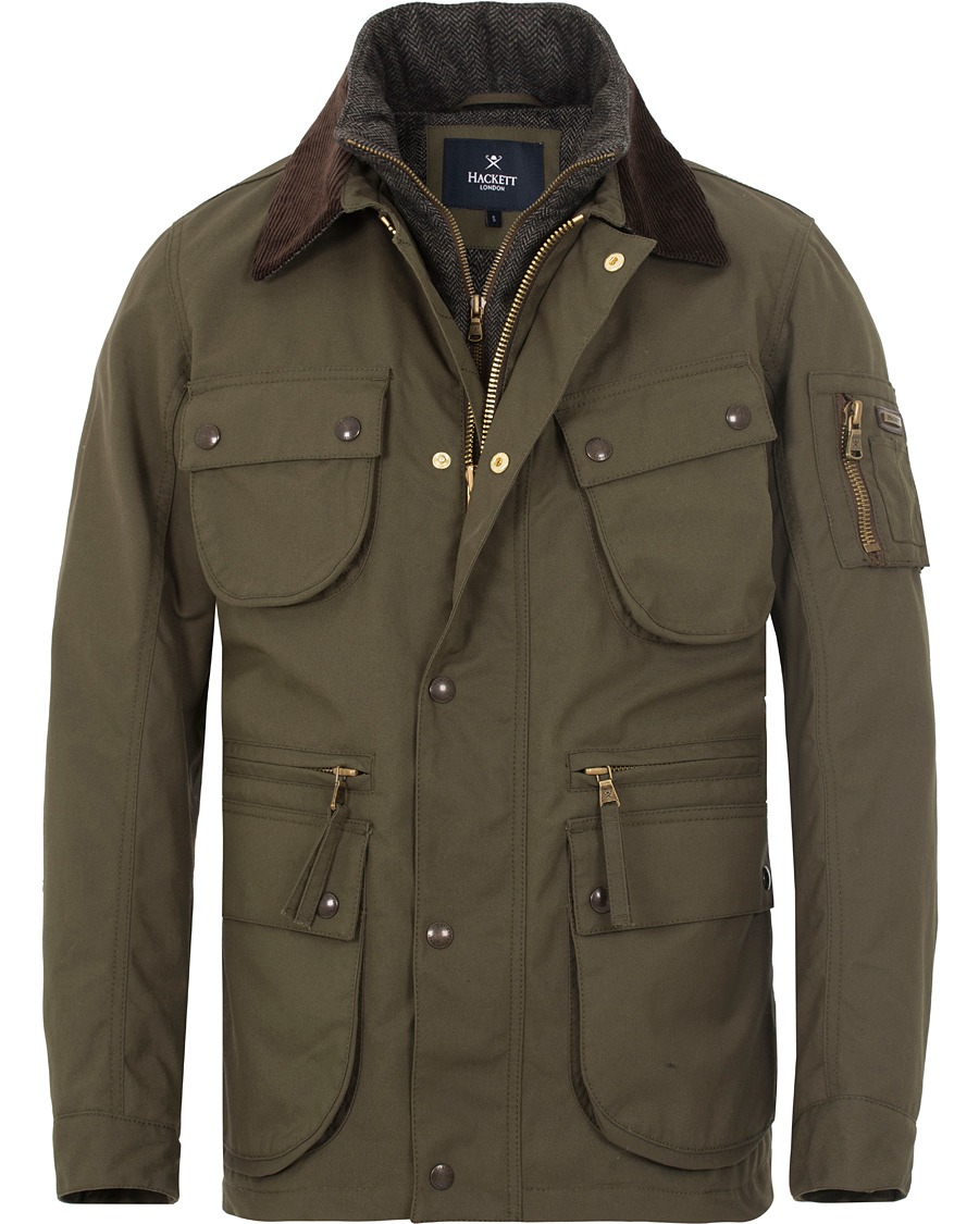 hackett waxed jacket