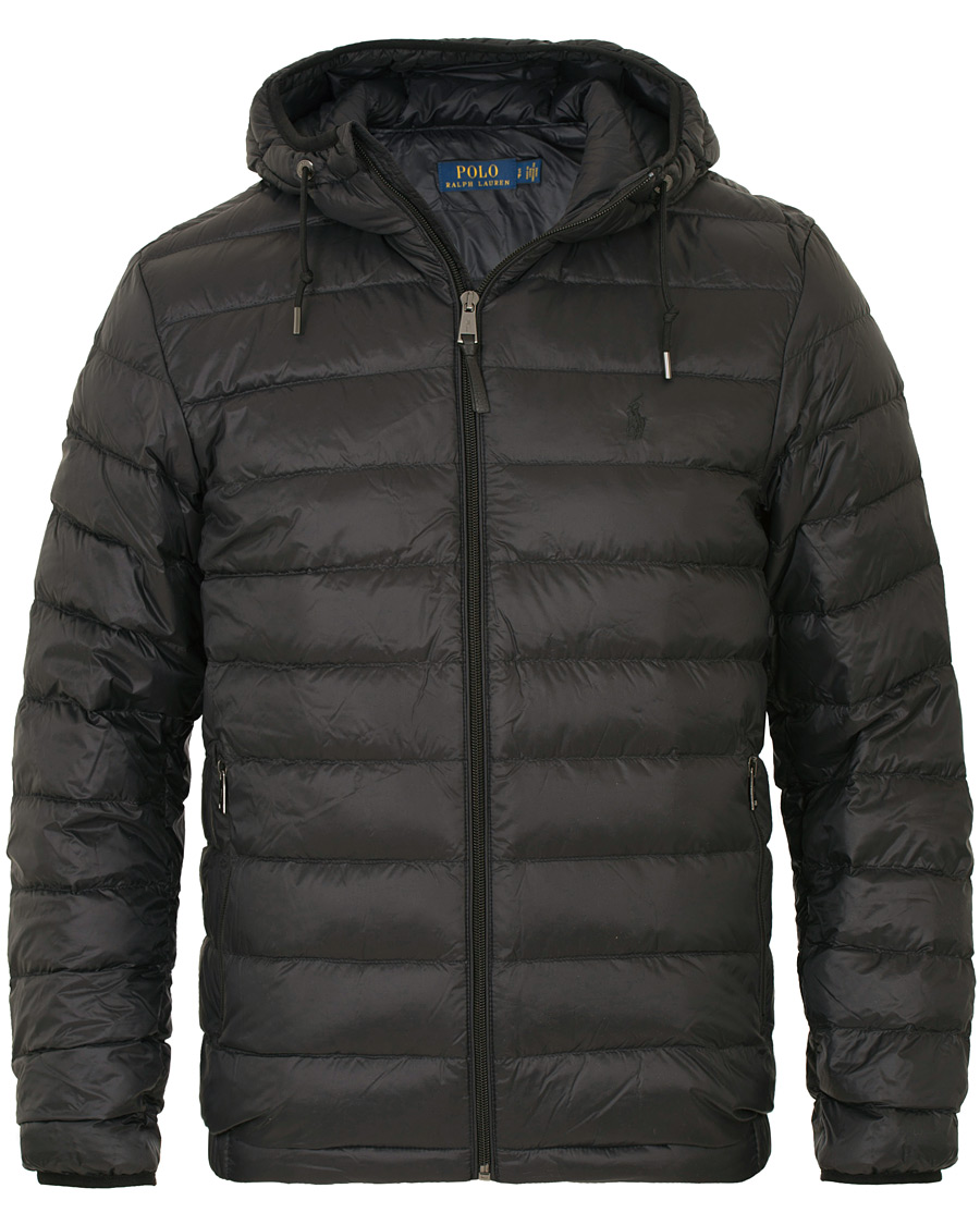 polo ralph lauren lightweight down jacket black