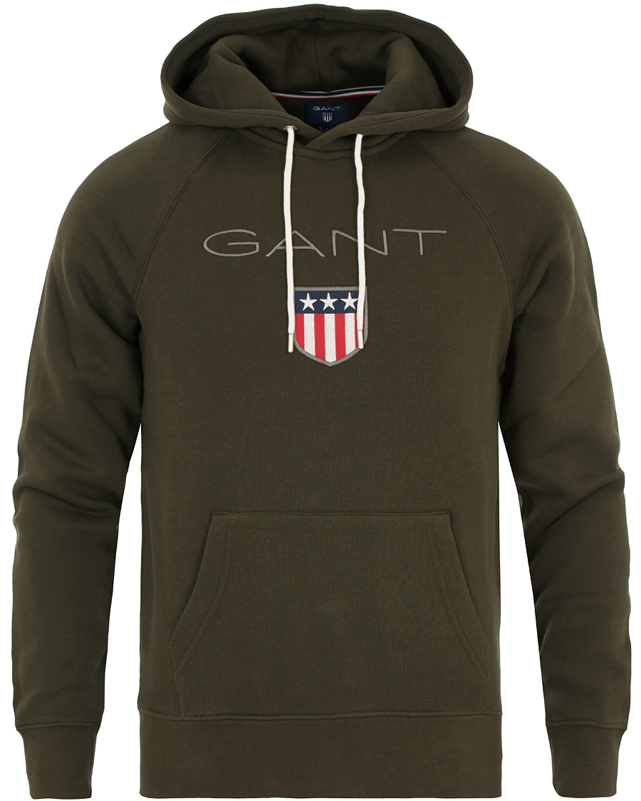 gant hoodie green