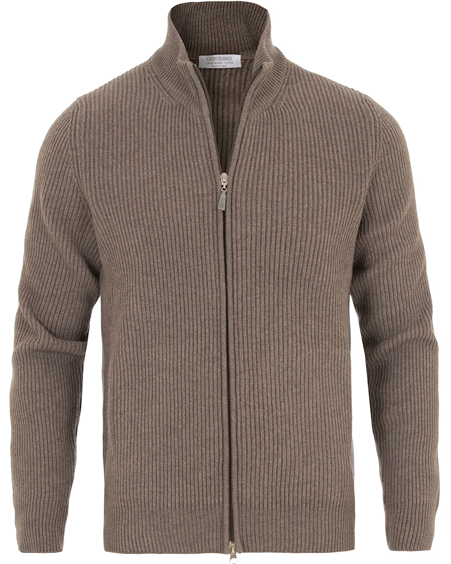 gran sasso full zip sweater