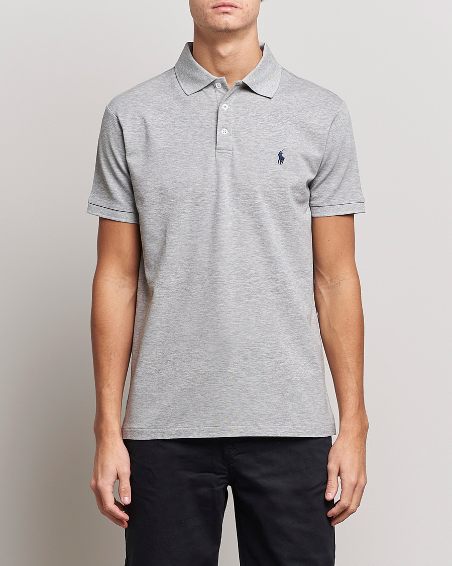 Herre |  | Polo Ralph Lauren | Slim Fit Stretch Polo Andover Heather