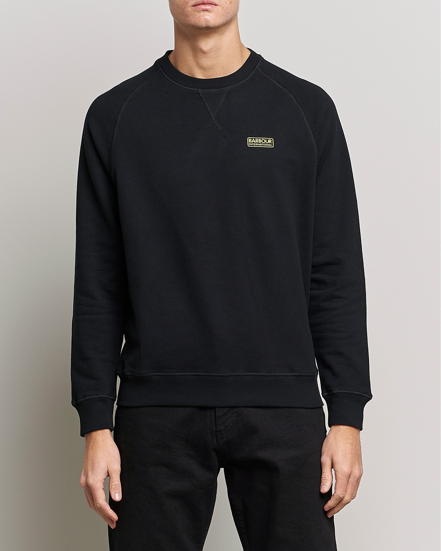 Herre | Barbour International | Barbour International | Essential Crew Neck Sweat Black