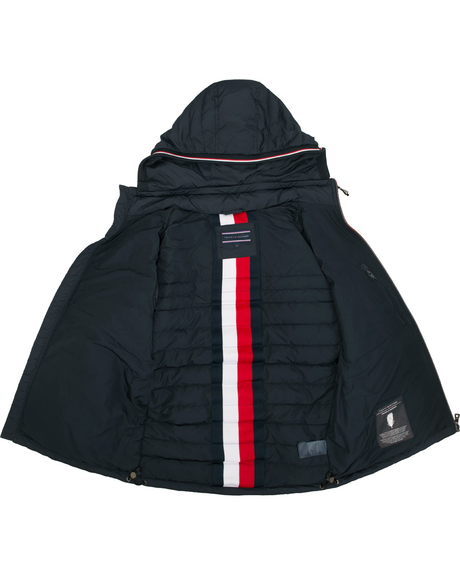 Tommy hilfiger lathan on sale hooded down jacket