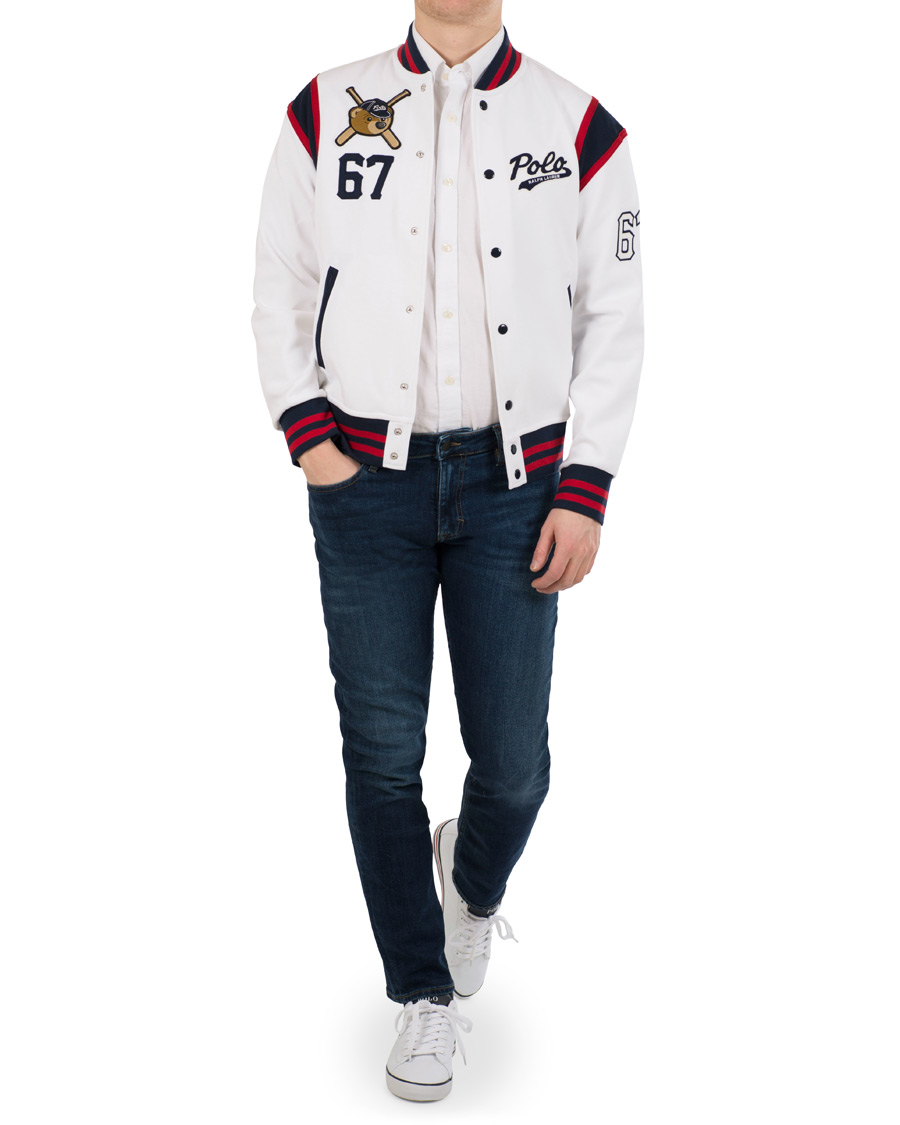 Polo bear shop baseball jacket