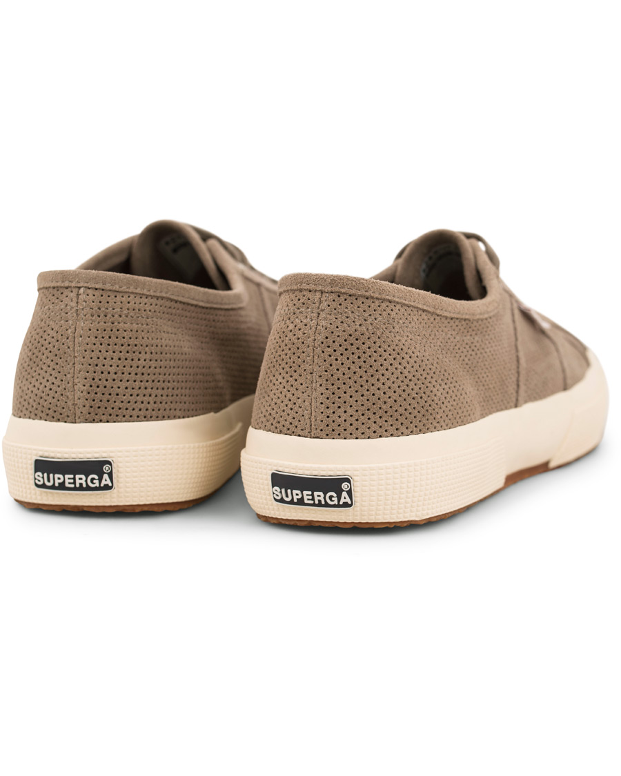 Superga perforated store suede sneakers