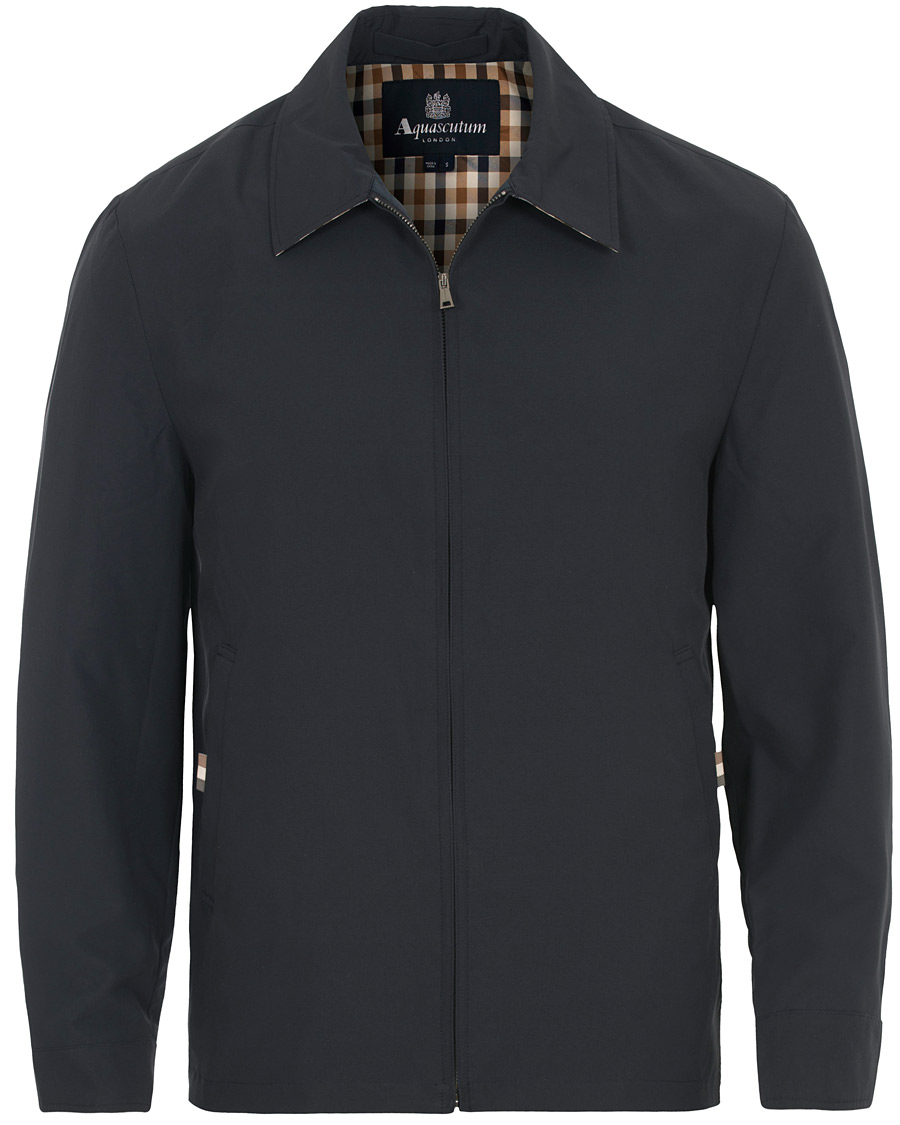 Aquascutum Cliff Nylon Harrington Navy