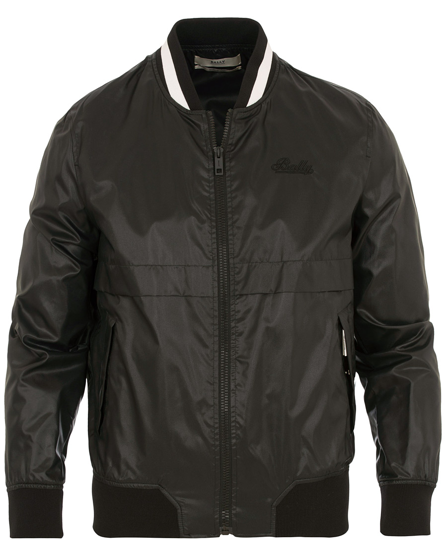 Bally Bomber Nylon Jacket Black Hos CareOfCarl.no