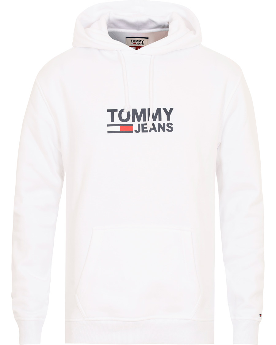 tommy jeans corp logo hoodie