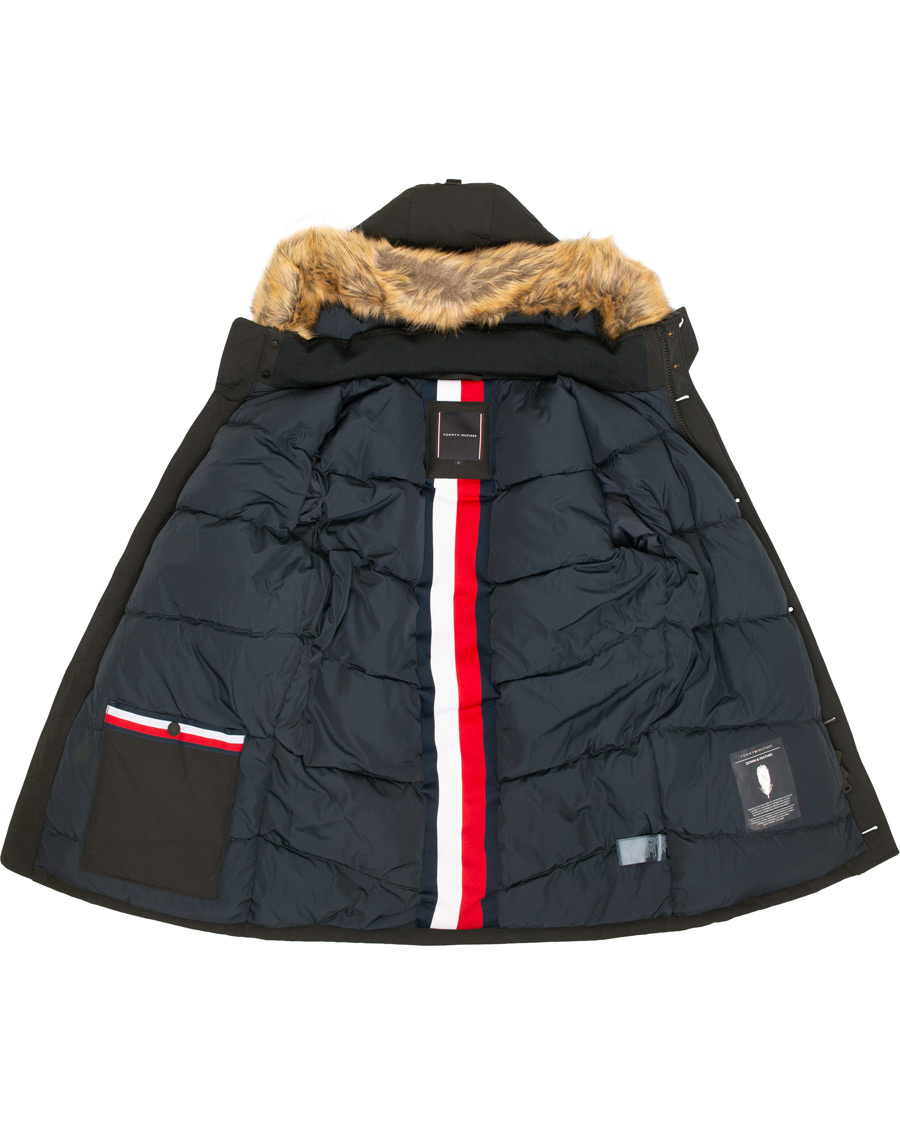 Tommy hilfiger hampton clearance down parka jet black