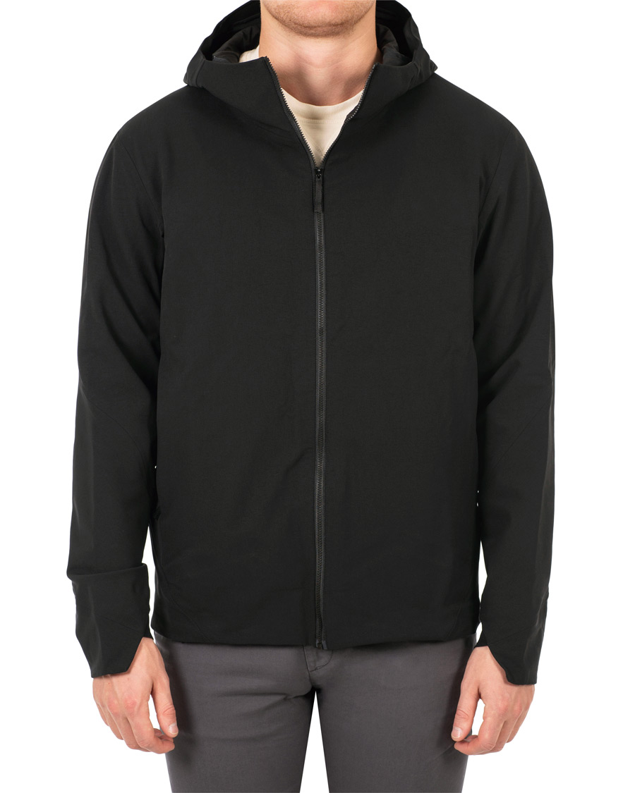 Arc'teryx Veilance Isogon MX Water Resistant Hooded Jacket Black