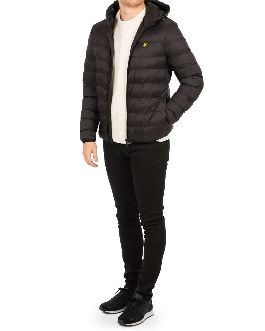 Lyle & scott lightweight puffer jacket store true black