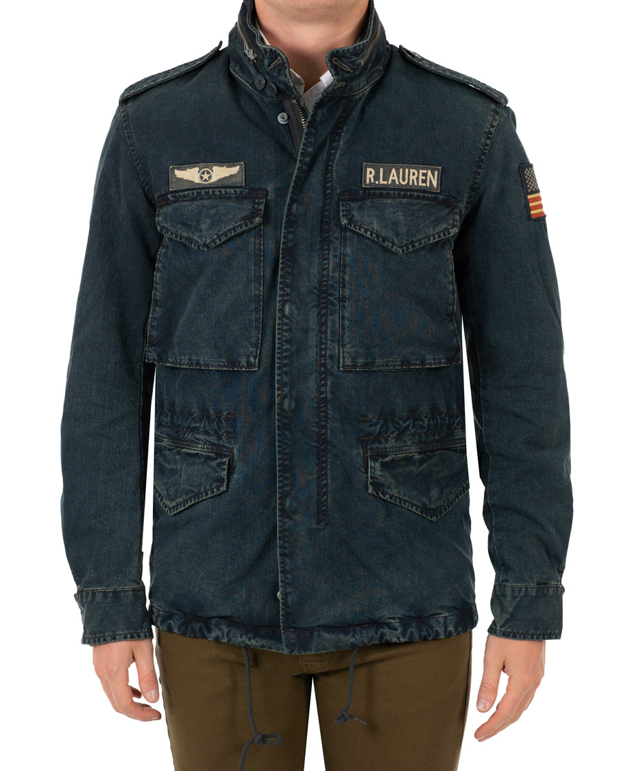 Ralph lauren denim field jacket online