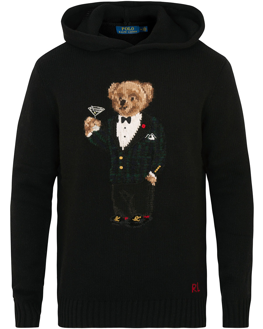 Polo ralph lauren hot sale martini bear hooded sweater