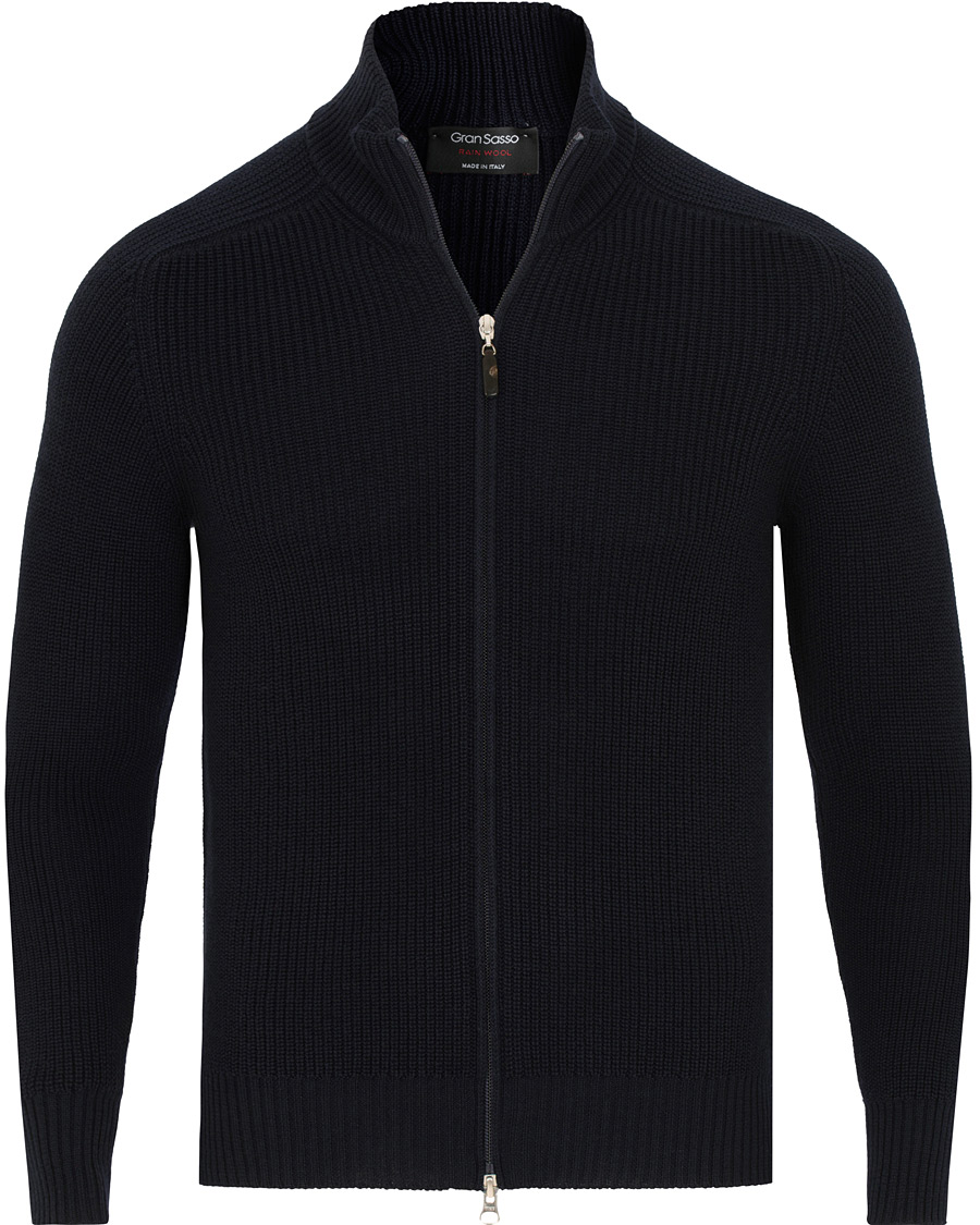 gran sasso full zip sweater