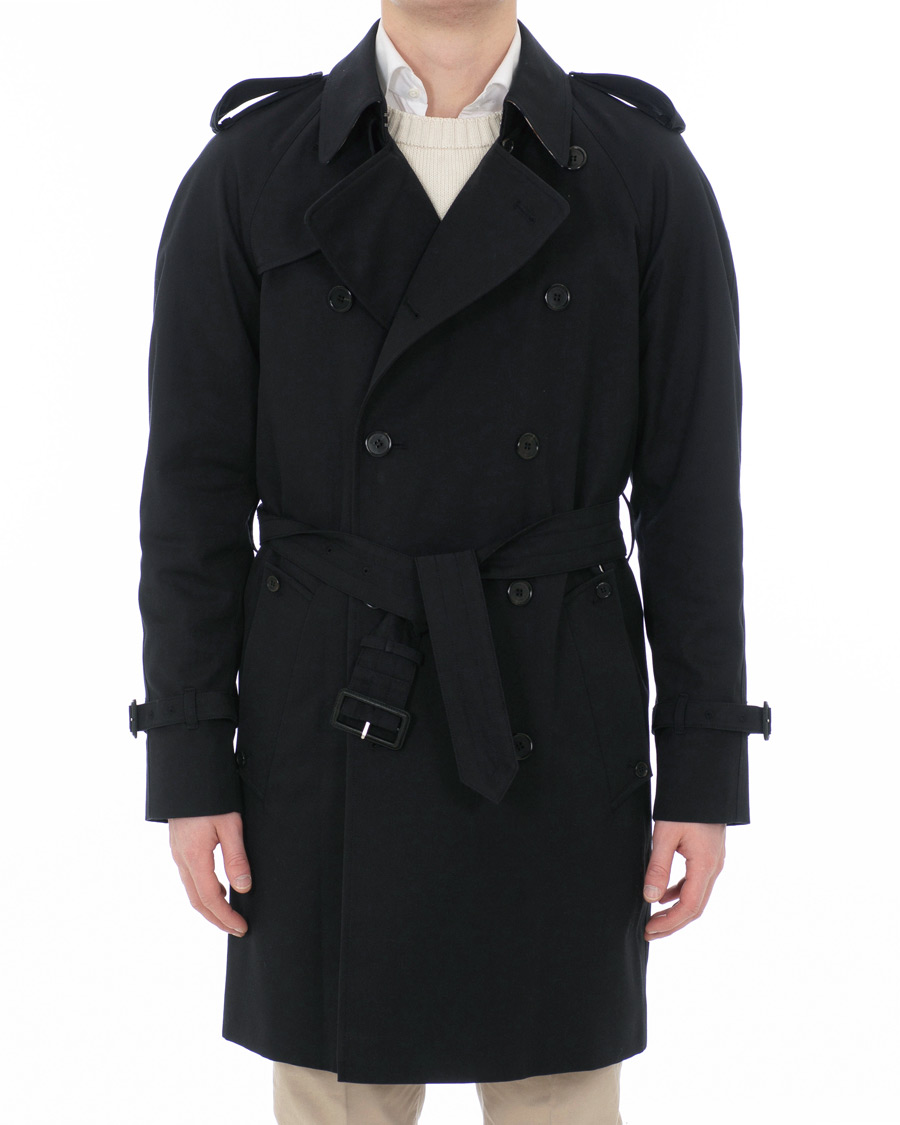 Aquascutum Corby Double Breasted Trenchcoat Navy