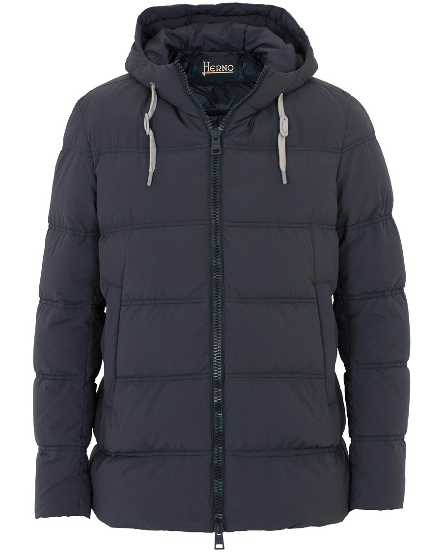 Herno Polar Tech Down Jacket Navy hos CareOfCarl.no