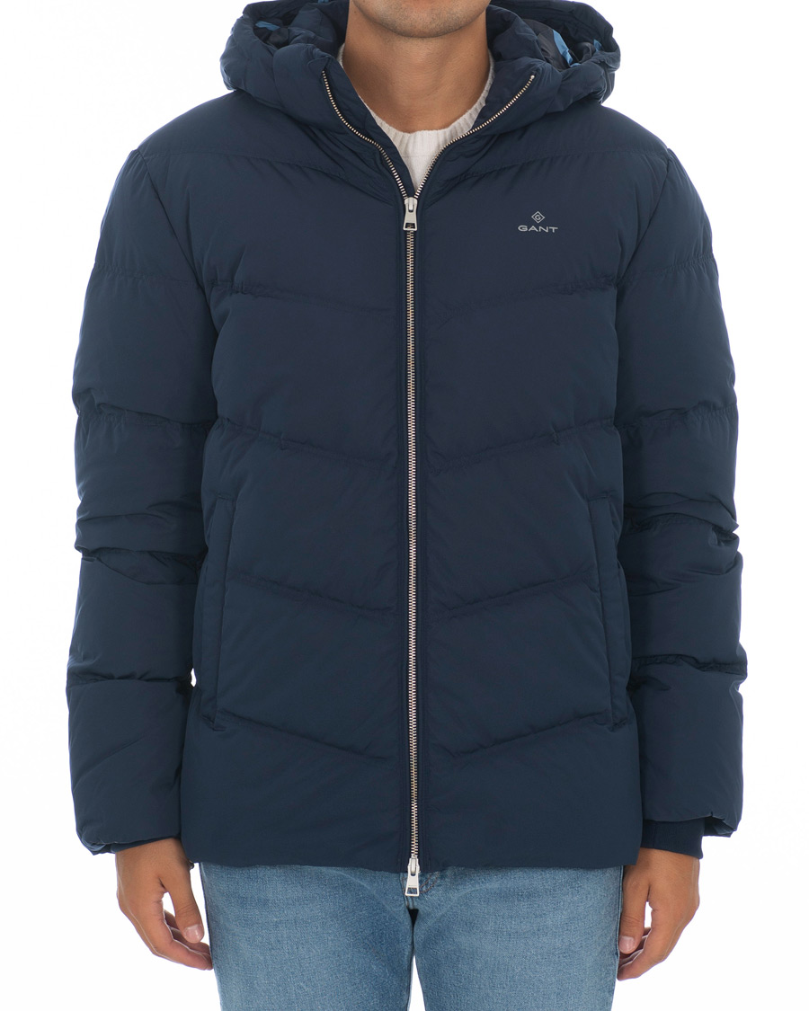 gant the alta down jacket marine