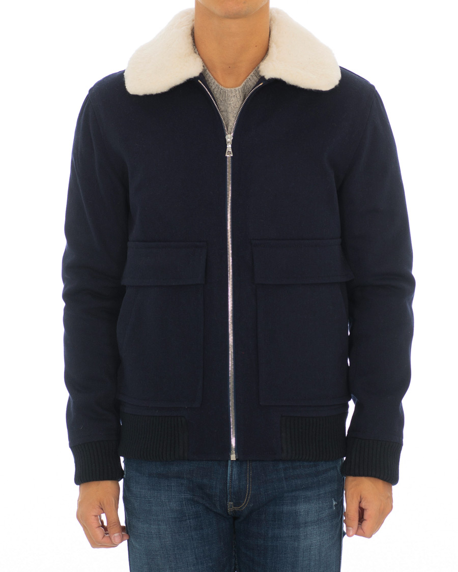 Apc bronze jacket on sale navy