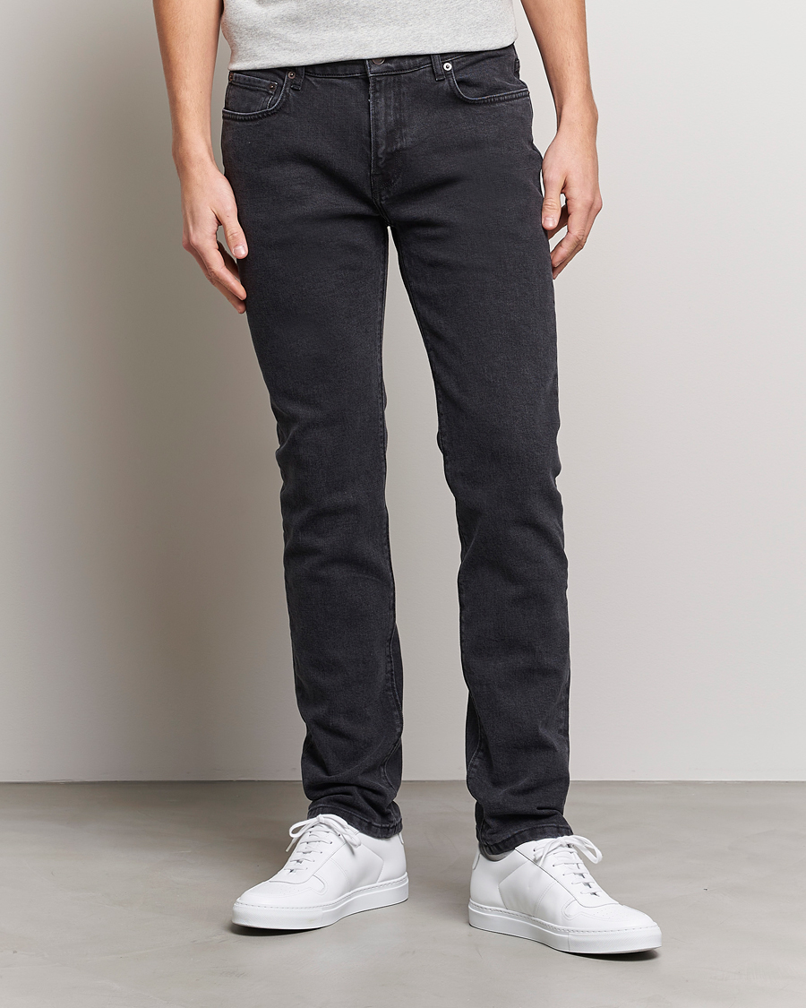 Herre |  | Jeanerica | SM001 Slim Jeans Used Black