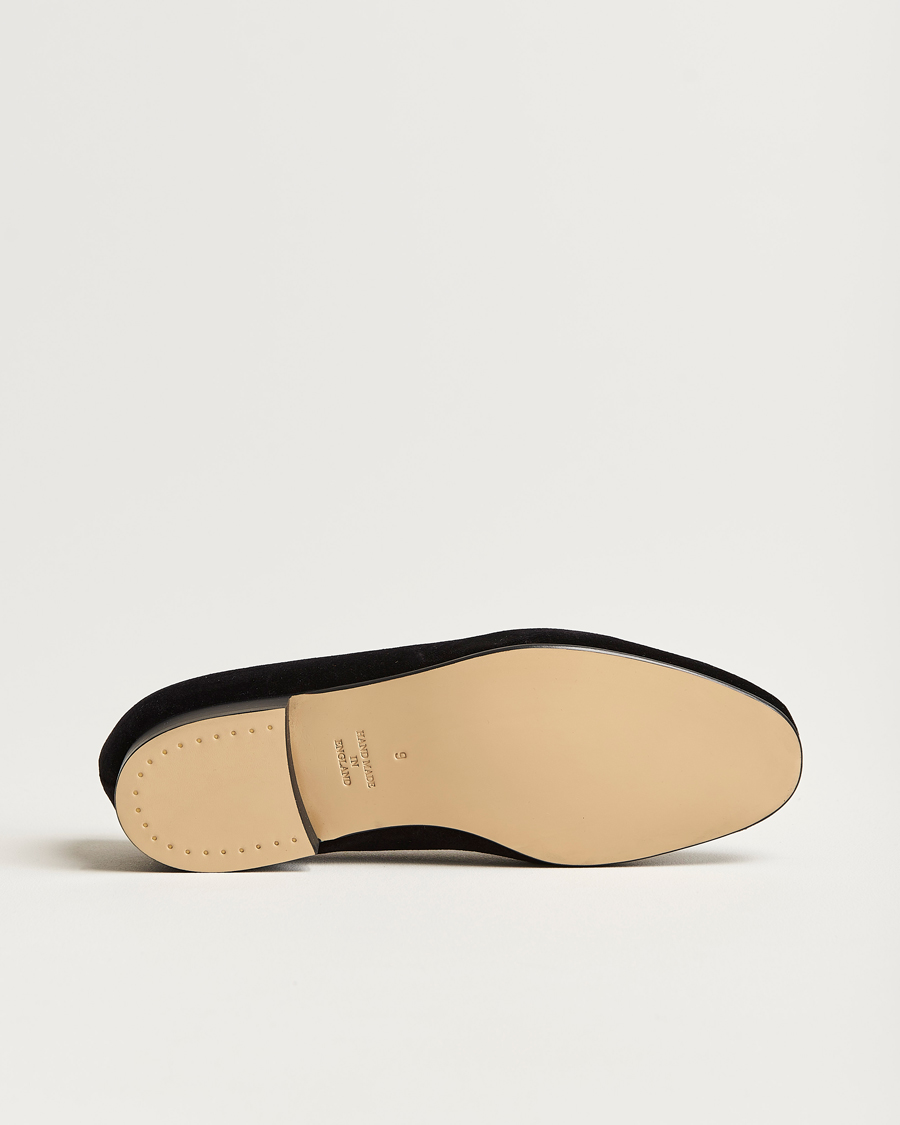 Herre | Loafers | Bowhill & Elliott | Opera Velvet Bow Pumps Black