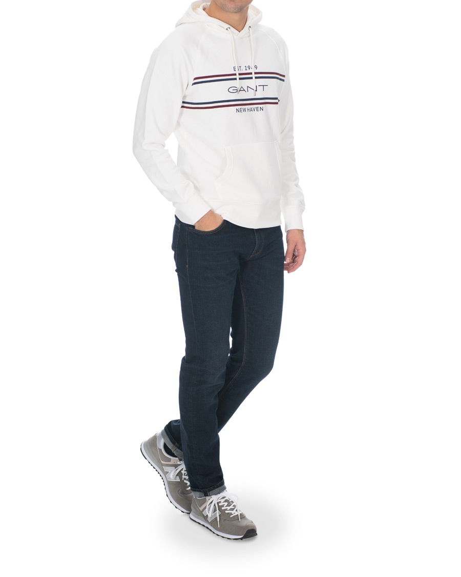 Gant hot sale stripe hoodie