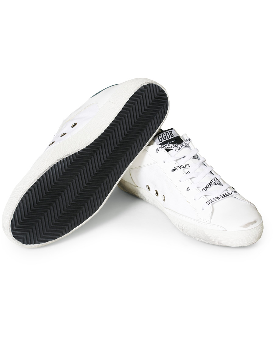 Herre | Golden Goose Deluxe Brand Black Star Canvas Superstar Sneaker White | Golden Goose | Deluxe Brand Black Star Canvas Superstar Sneaker White