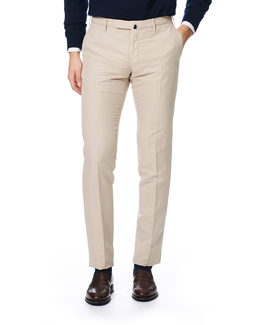 Herre |  | Incotex | Slim Fit Chinolino Trousers Beige 