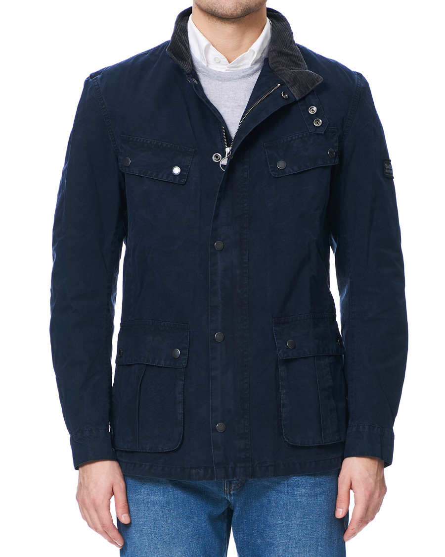 barbour international summer wash duke casual jacket navy