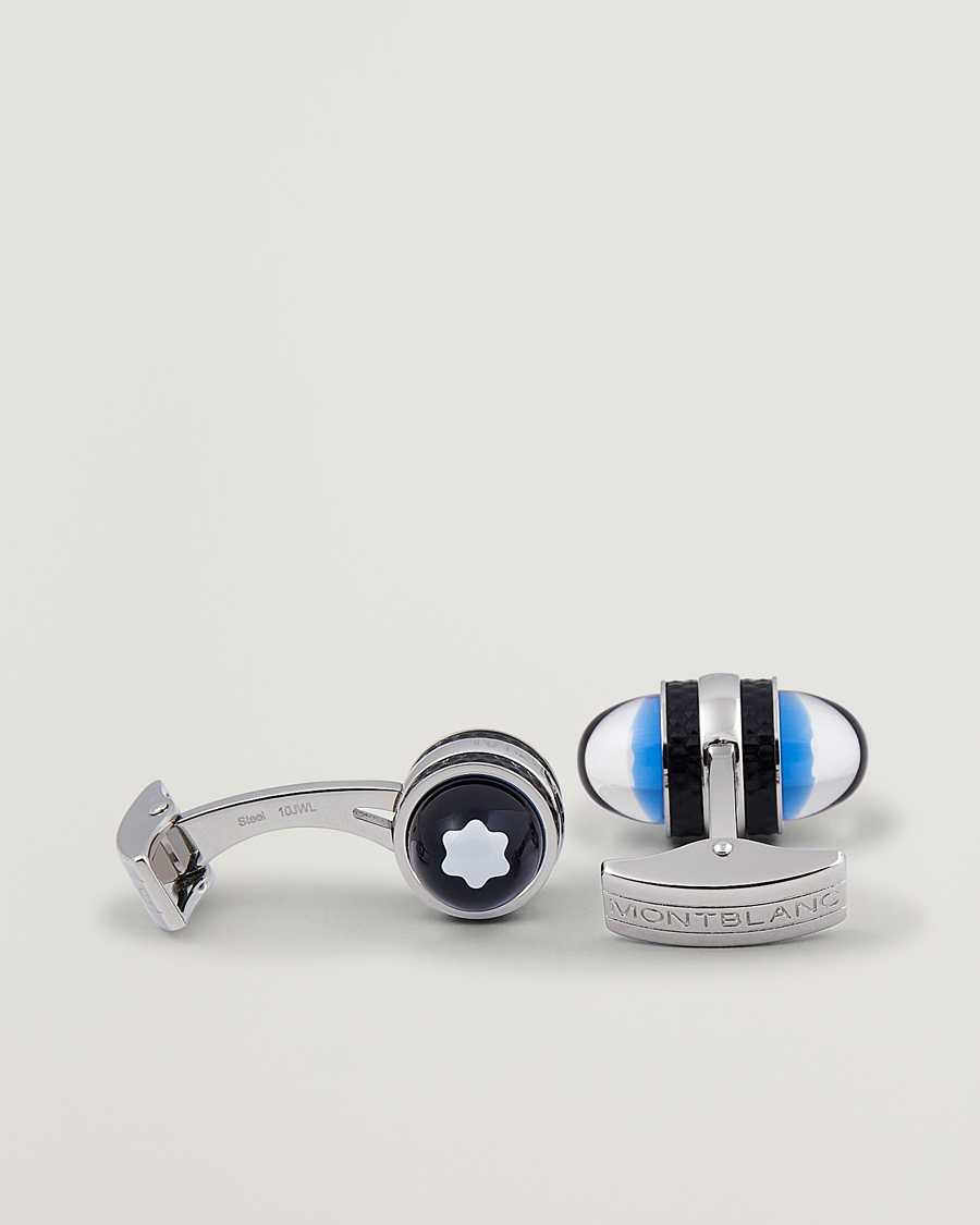 Herre | Mansjettknapper | Montblanc | Steel Lacquer SAW Cufflinks