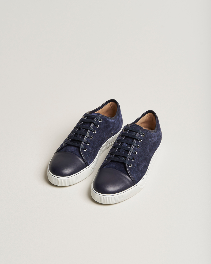 Herre | Gaver | Lanvin | Nappa Cap Toe Sneaker Navy