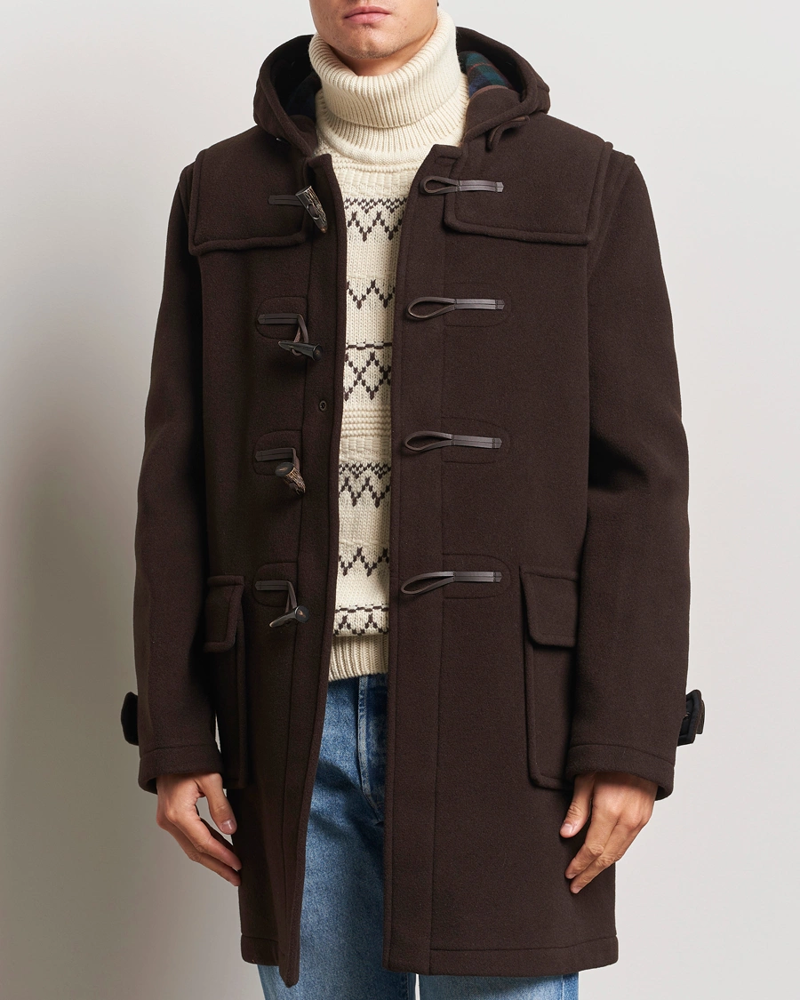 Herre |  | Gloverall | Morris Duffle Coat Brown/Tartan