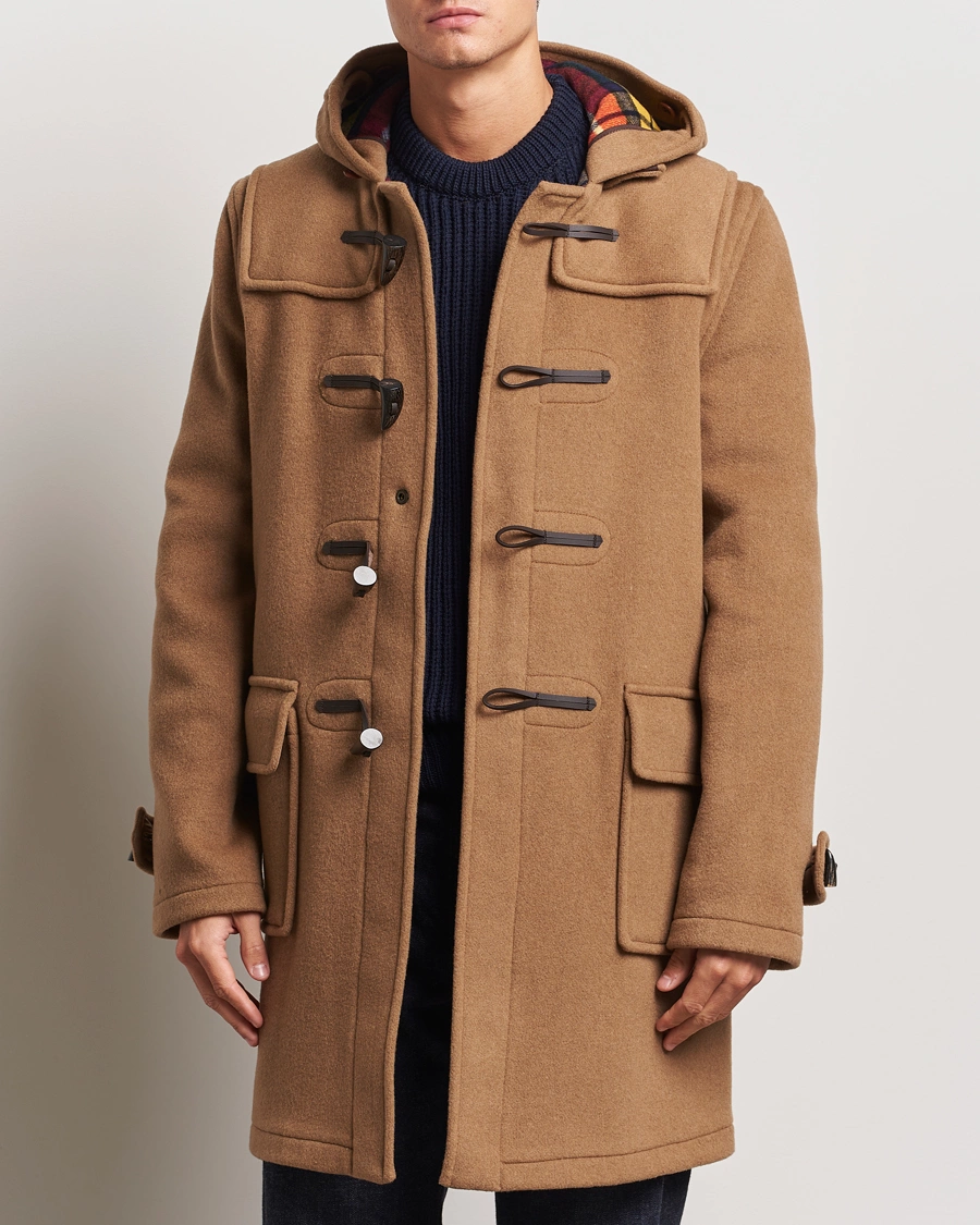 Herre |  | Gloverall | Morris Duffle Coat Camel/Buchanan