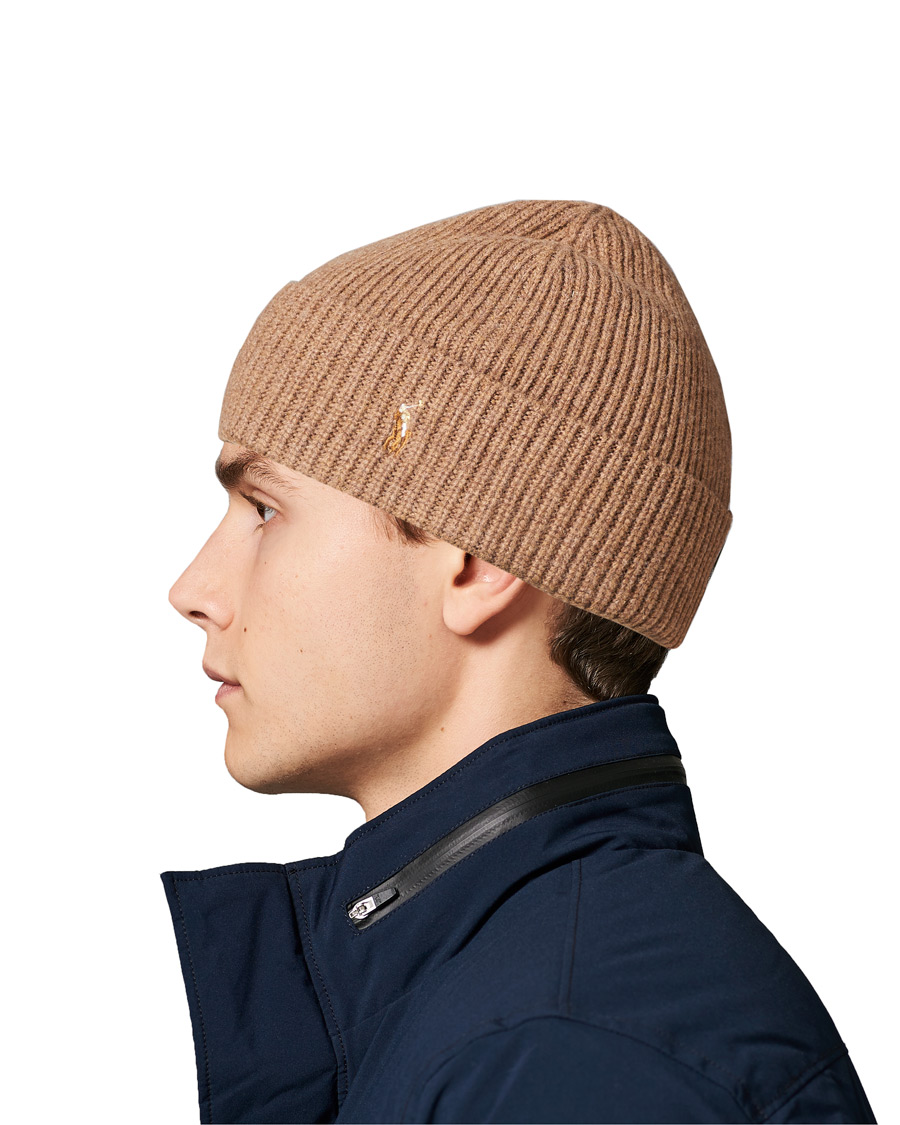 Brown shop polo beanie