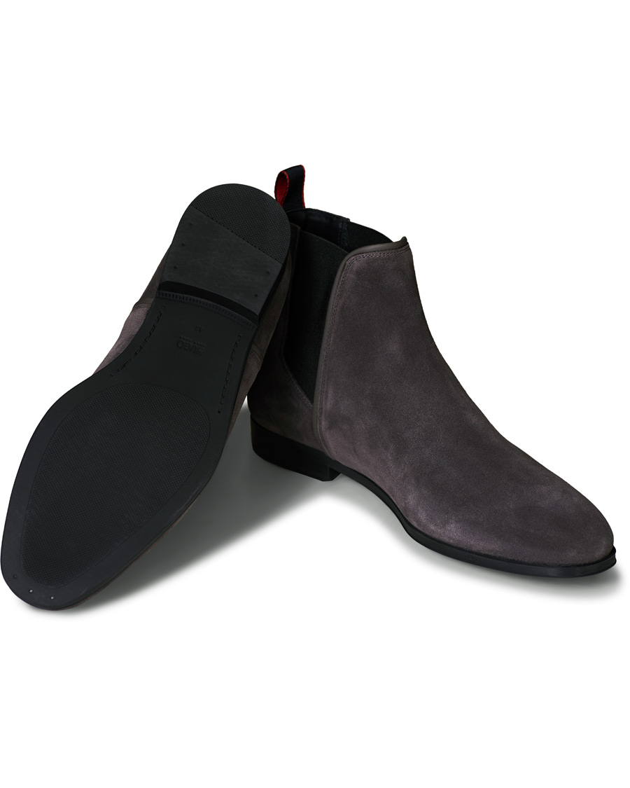 Hugo boheme suede top chelsea boots