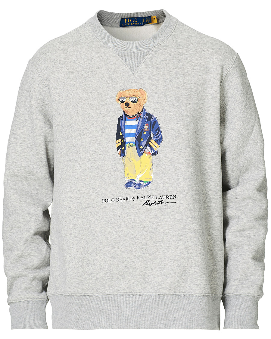 Preppy bear fleece sweatshirt sale