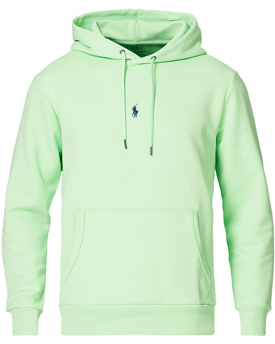 lime green polo hoodie